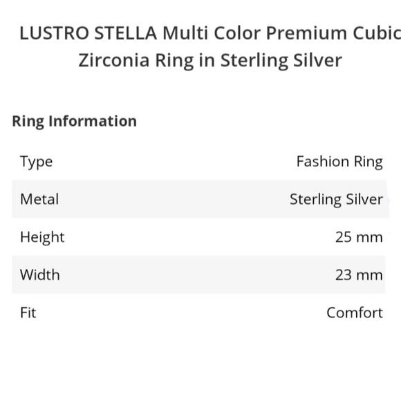 Channel Setting Lustro Stella MulitColor Cluster Diamond Ring Platinum - Picture 9 of 13